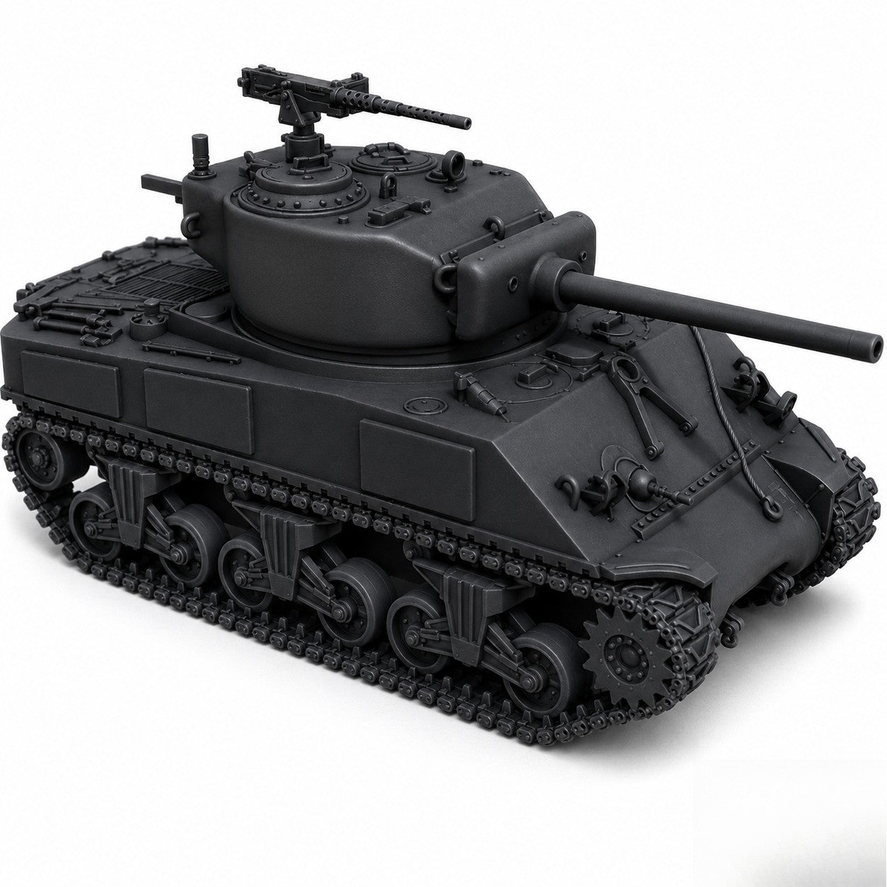 SSMODEL 1/200 M4A2 (76)W US WWII medium Tank Resin MODEL KIT TSS2000210 — detail view 2