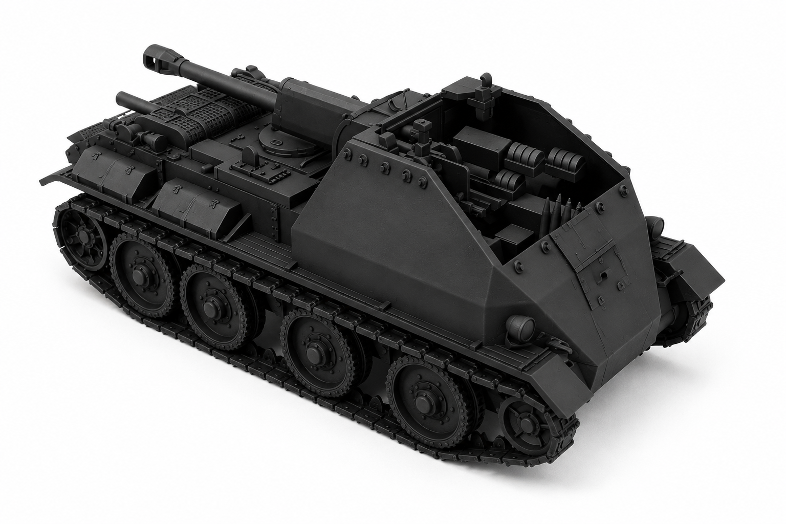 SSMODEL 1/76 SU-7 Soviet fictional propelled tank resin model kit TSS0760486 Secondary image
