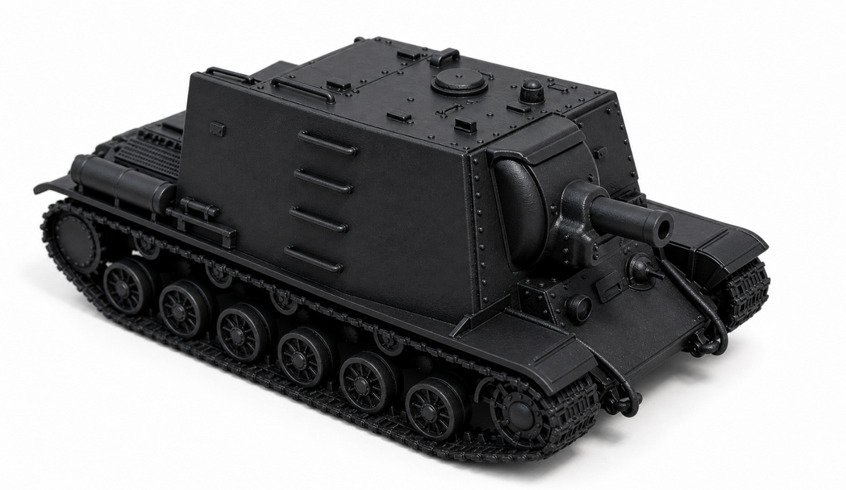 SSMODEL 1/76 U-19 Soviet experimental tank resin model kit TSS0760114 — detail view 2