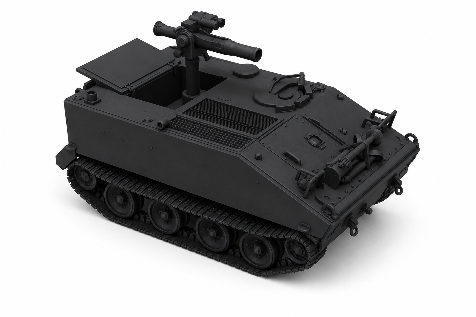 SSMODEL 1/160 M114 TOW US fictional mobile AT-gun tank resin modelkit TSS1600397 — detail view 2