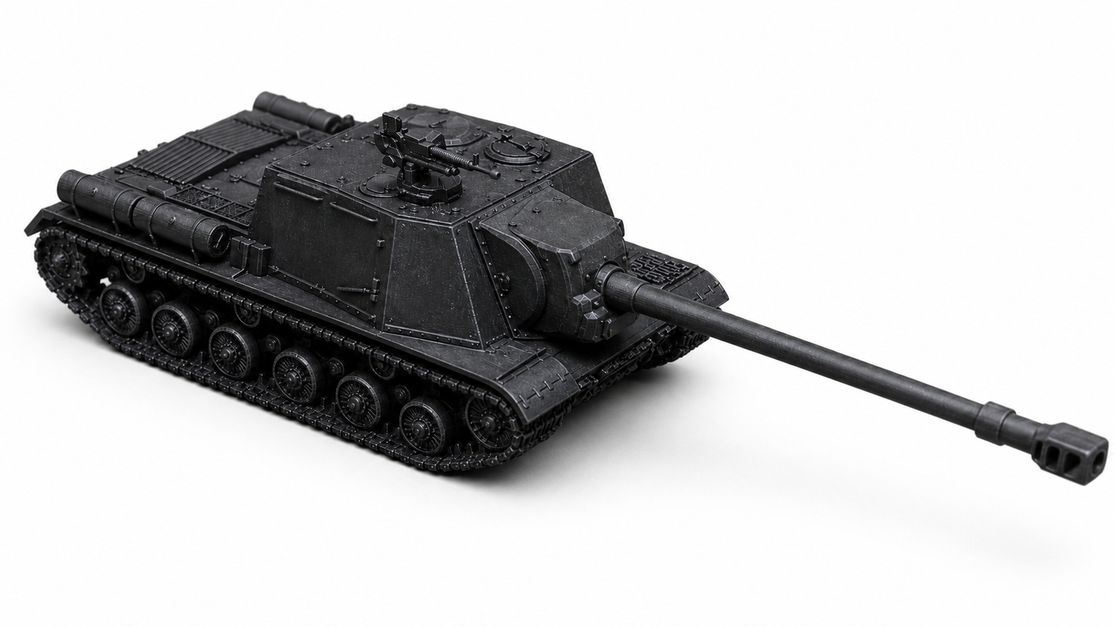 SSMODEL 1/56 ISU-152BM (ISU-152-1) Tank Resin Model Kit TSS0560030 — detail view 2