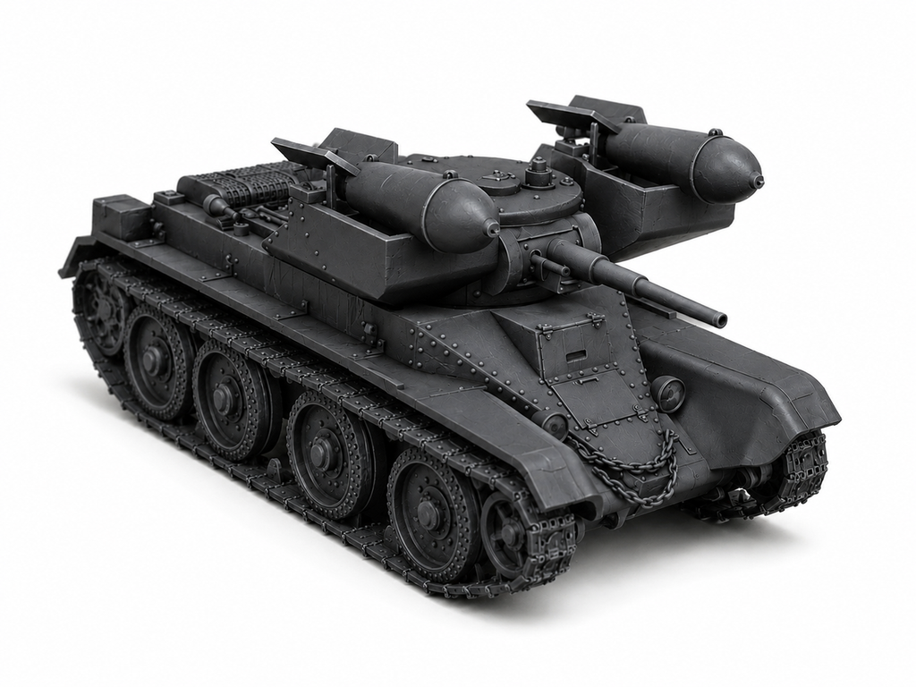 SSMODEL 1/100 RBT-5 Soviet light missile tank Resin Model Kit TSS1000151