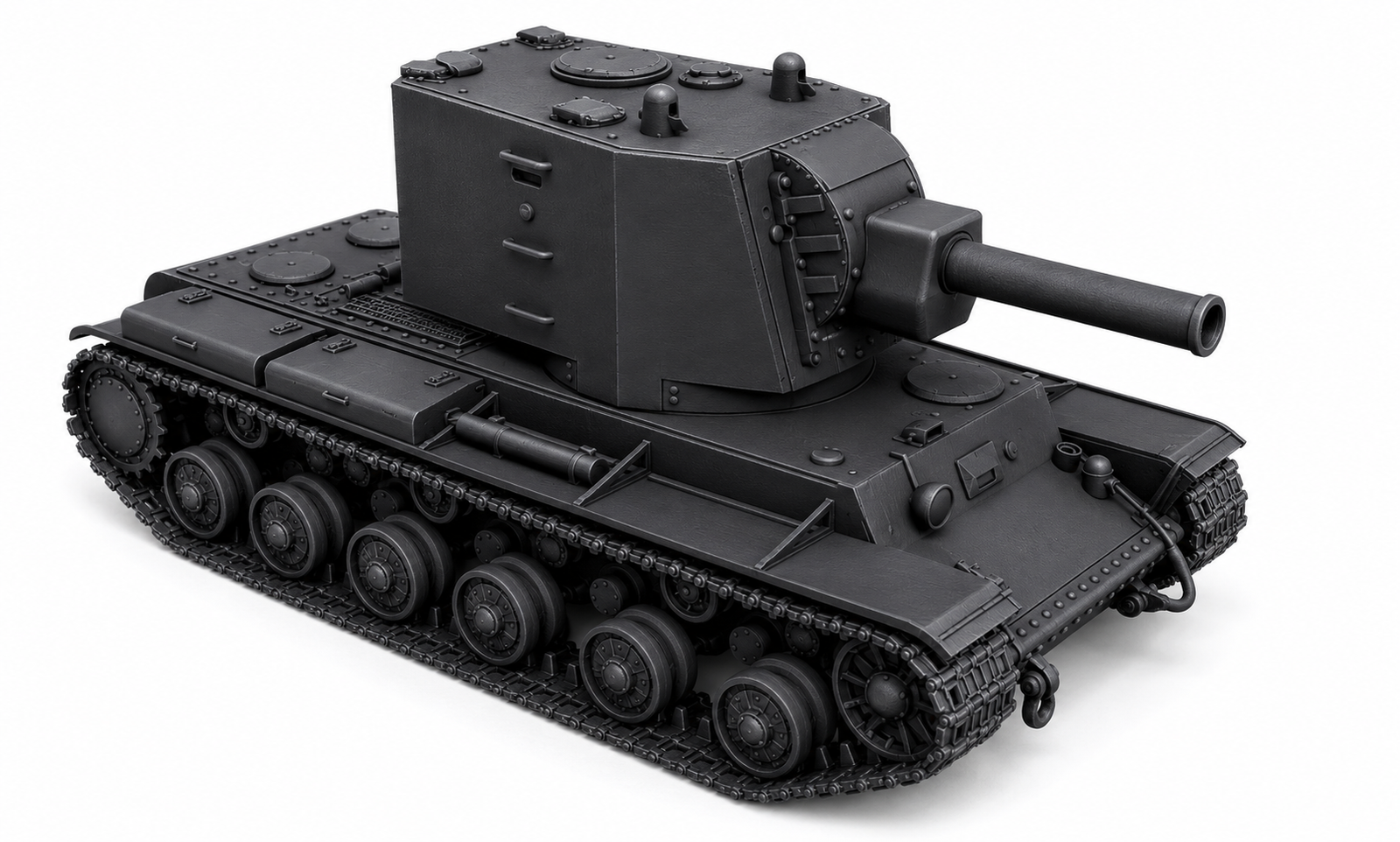 SSMODEL 1/76 KV-2 pre-serial prototypes tank resin model kit TSS0760145 Secondary image