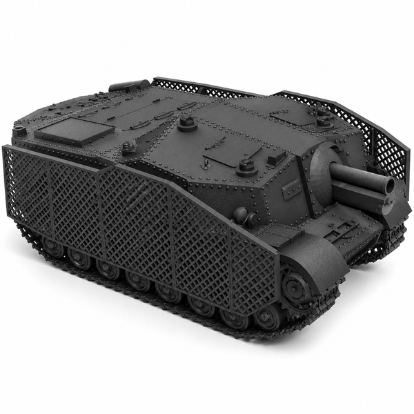 SSMODEL 1/120 43M Zrinyi II tank Resin Model Kit TSS1200190