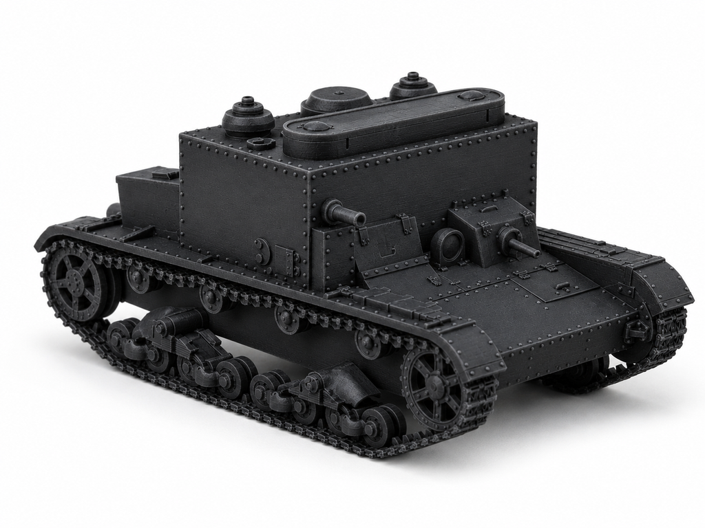 SSMODEL 1/76 TTs-26 (T-26 Fuel tank) Resin Model Kit TSS0760076