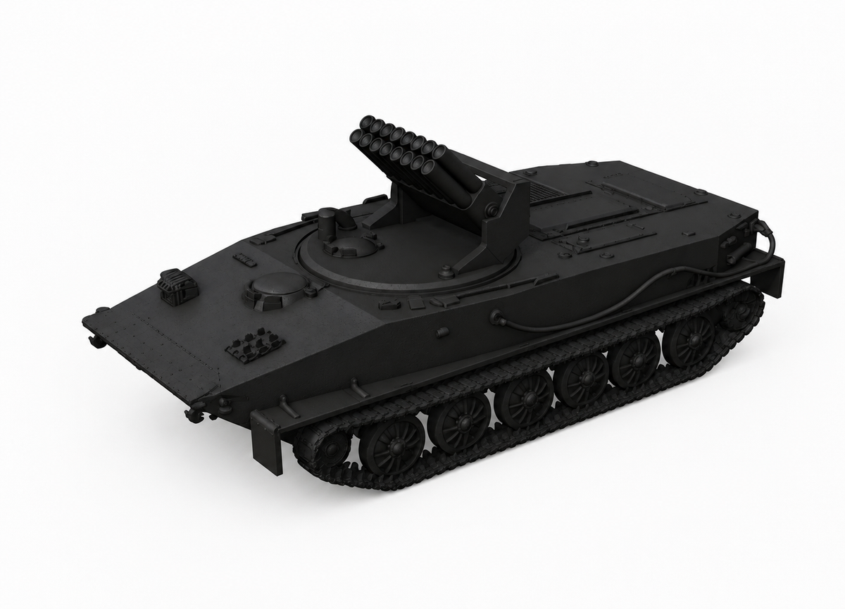 SSMODEL 1/220 Object 280 Soviet experimental rocket tank Model Kit TSS2200293 — detail view 2
