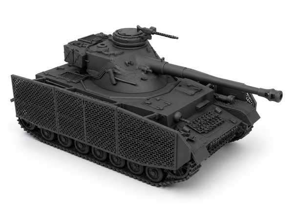 SSMODEL 1/220 Pz.Kpfw. IV Ausf.J mit Wiegenturm Resin Model Kit TSS2200321