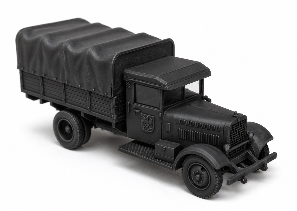 SSMODEL 1/56 621L Historic Utility Truck Vehicle Scale Model Kit TSS0560149