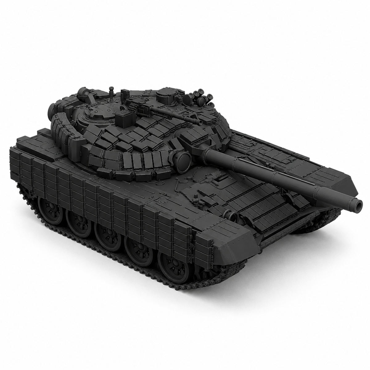SSMODEL 1/100 T-72B Soviet tank Resin Model Kit TSS1000298 — detail view 2