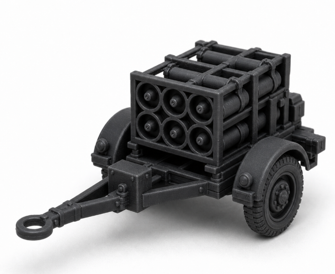 SSMODEL 1/56 28/32cm Nebelwerfer 41German rocket artillery Model Kit TSS0560176 — detail view 2