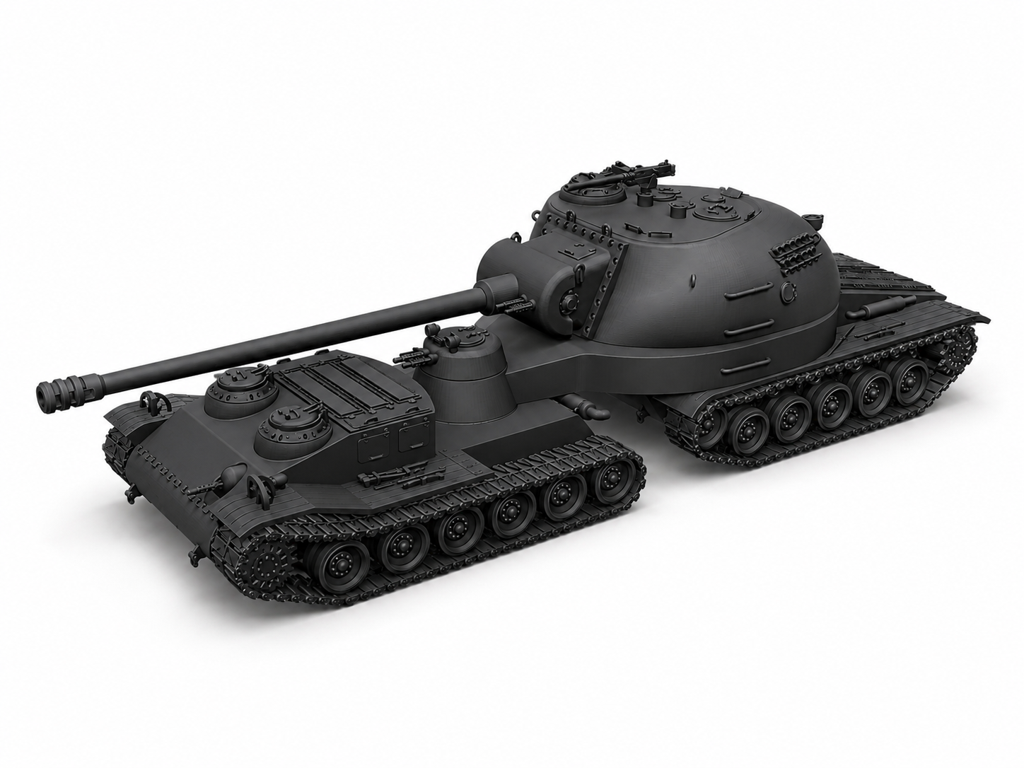 SSMODEL 1/200 Super Heavy Semi-trailer Tank Resin MODEL KIT TSS2000224 Secondary image