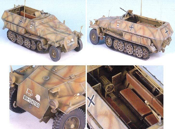 DRAGON 6187 Sd.Kfz.251 Ausf.C Half-track (Welded Hull Version)