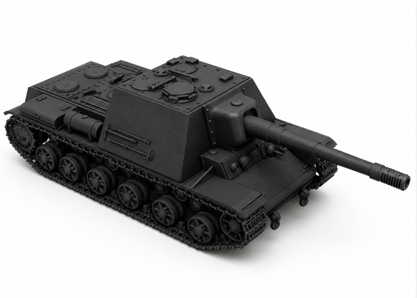 SSMODEL 1/120 U-18 Soviet experimental tank resin model kit TSS1200122 Secondary image