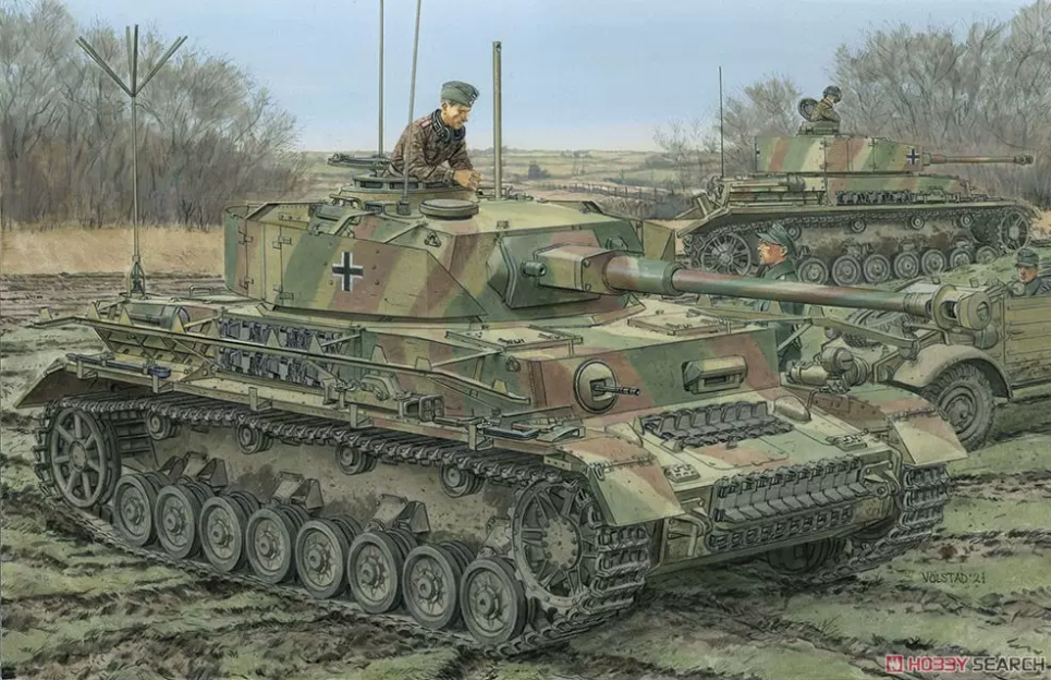 DRAGON 6852 WWII German Pz.Kpfw.IV Observation Tank Ausf.J Late /Mid Production Main image