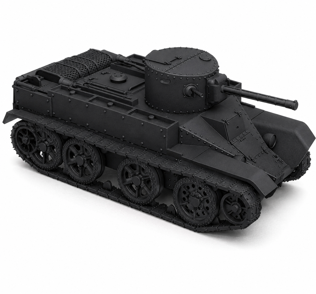 SSMODEL 1/76 KhBT-2 Soviet flamethrower tank Resin Model Kit TSS0760154 — detail view 2