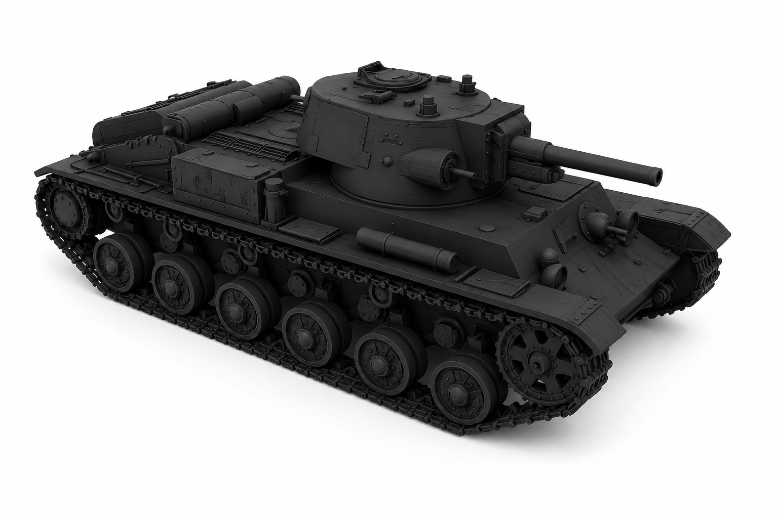 SSMODEL 1/76 T-28 bis Soviet fictional medium tank resin model kit TSS0760495 Secondary image