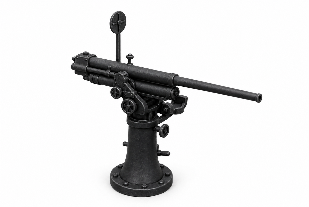 SSMODEL 1/120 76mm M1914-15 Air Defense Tank Resin MODEL KIT TSS1200012 — detail view 2