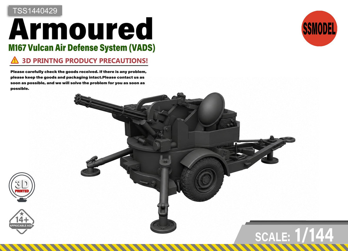 SSMODEL 1/144 M167 Vulcan Air Defense System (VADS) Resin Model Kit TSS1440429 Main image