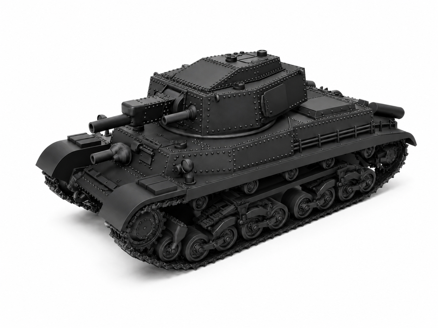 SSMODEL 1/144 41M Turan II tank Resin Model Kit TSS1440194 — detail view 2