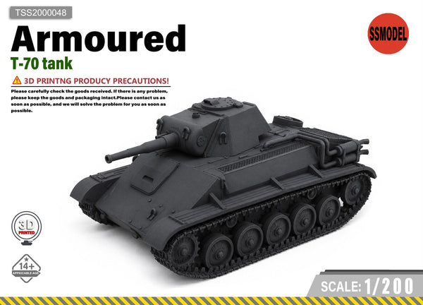 SSMODEL 1/200 T-70 Tank Resin Model Kit TSS2000048