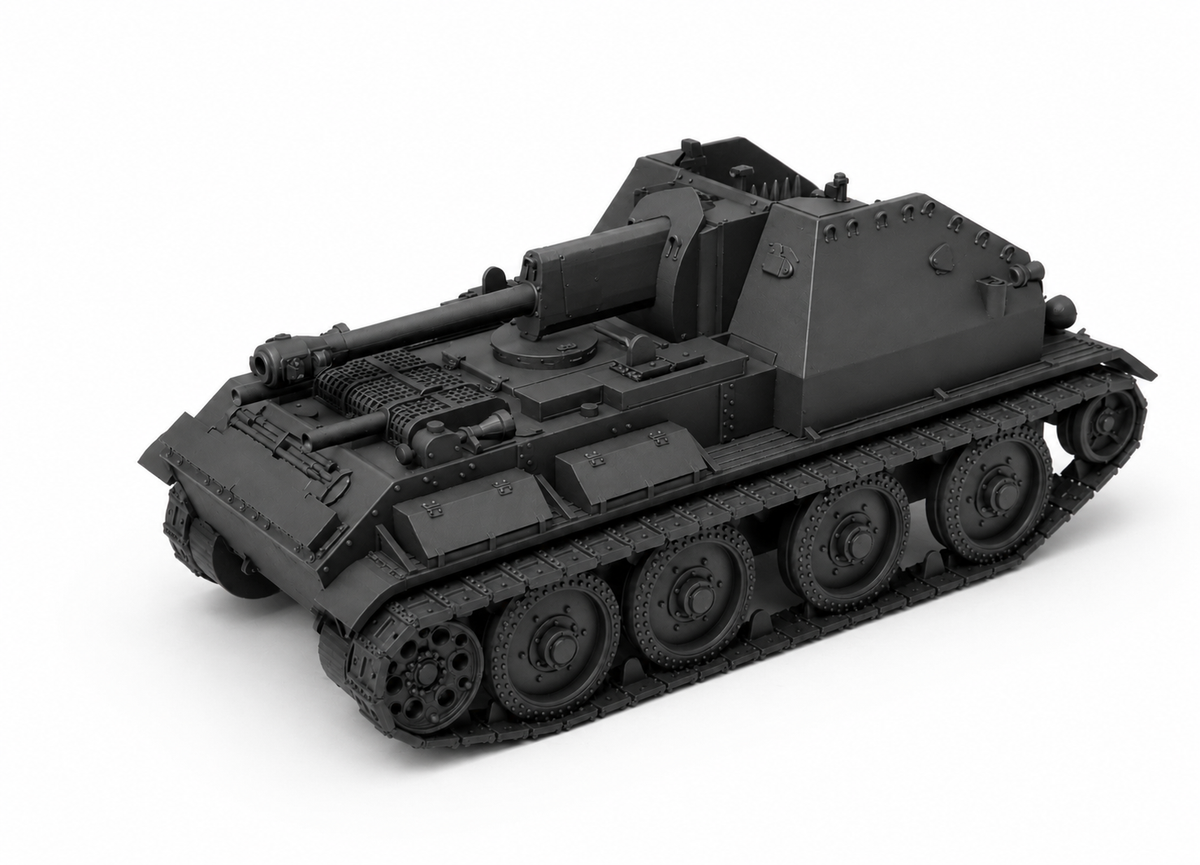 SSMODEL 1/72 SU-7 Strelets Soviet self-propelled gun Resin Model Kit TSS0720098 — detail view 2