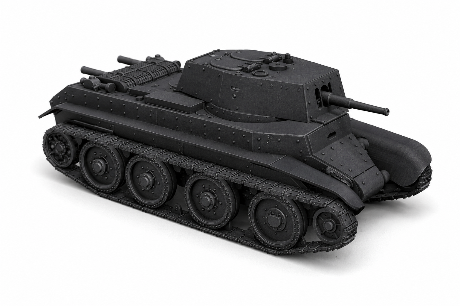 SSMODEL 1/76 BT-7E Soviet experimental light tank Resin Model Kit TSS0760162 Secondary image