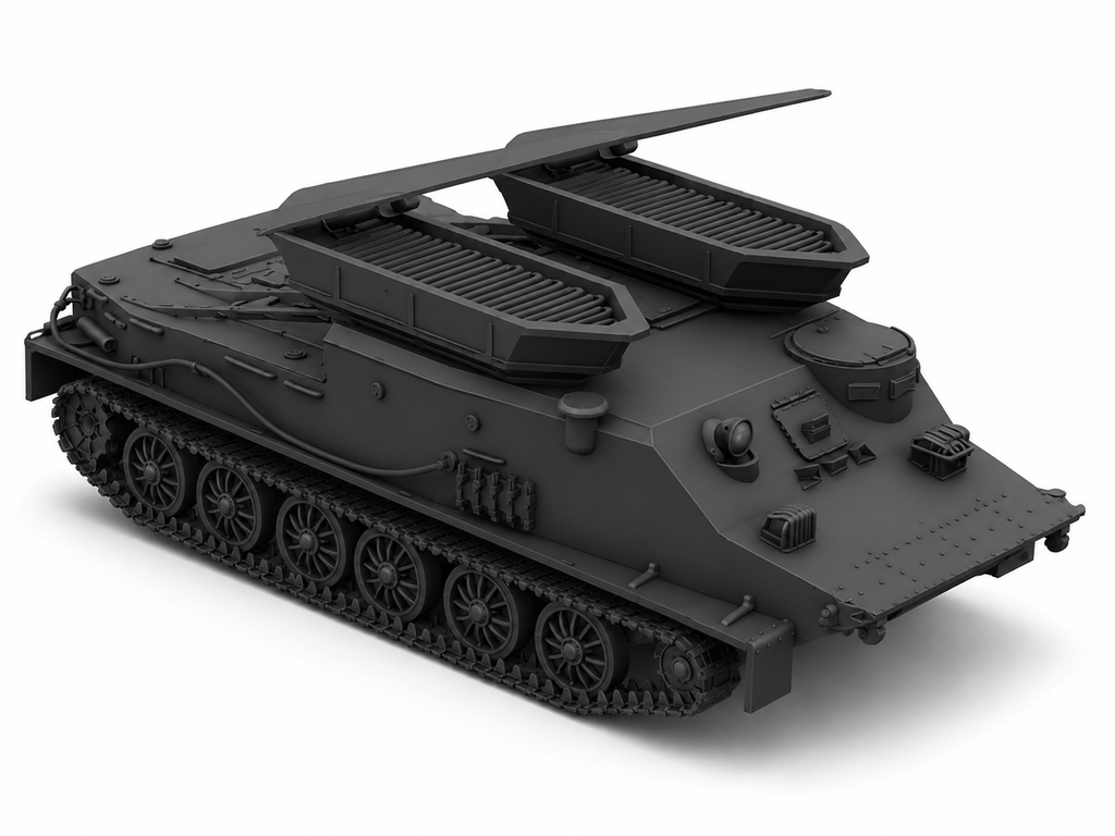 SSMODEL 1/64 SWP-50 MRF East German Tank Resin Model Kit TSS0640380