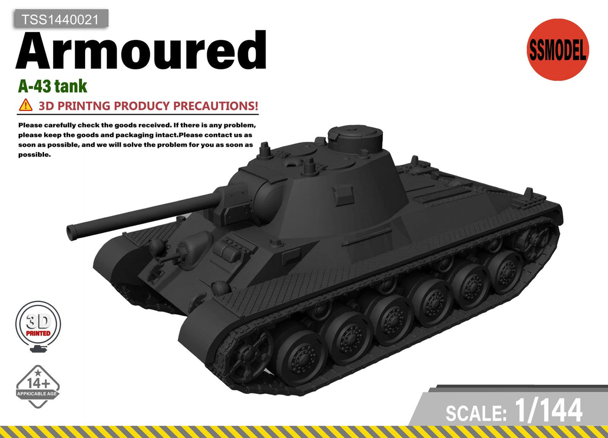 SSMODEL 1/144 A-43 Tank Resin Model Kit TSS1440021 Main image