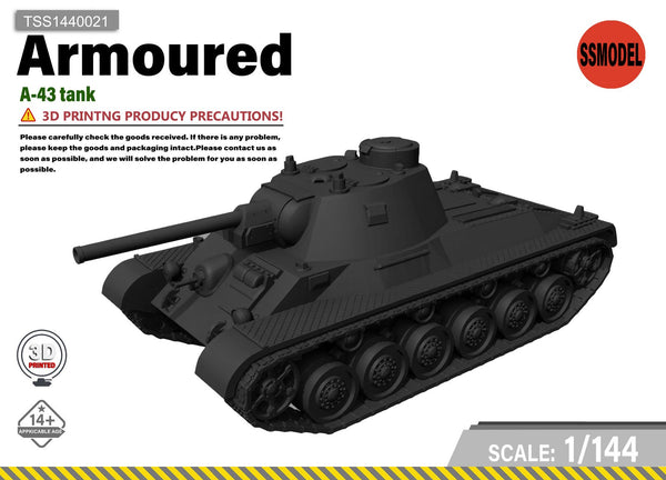 SSMODEL 1/144 A-43 Tank Resin Model Kit TSS1440021