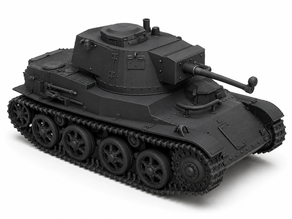 SSMODEL 1/72 Toldi III tank Resin Model Kit TSS0720197