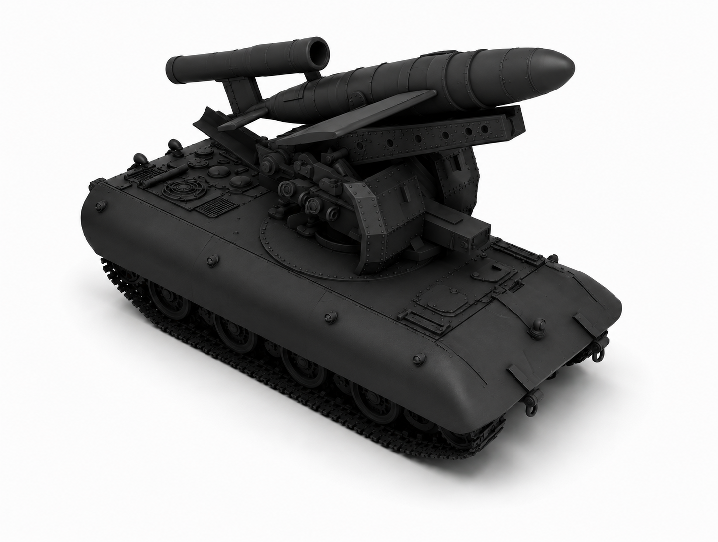 SSMODEL 1/76 V-1 auf E-100 German AA-missile resin model kit TSS0760336 Secondary image