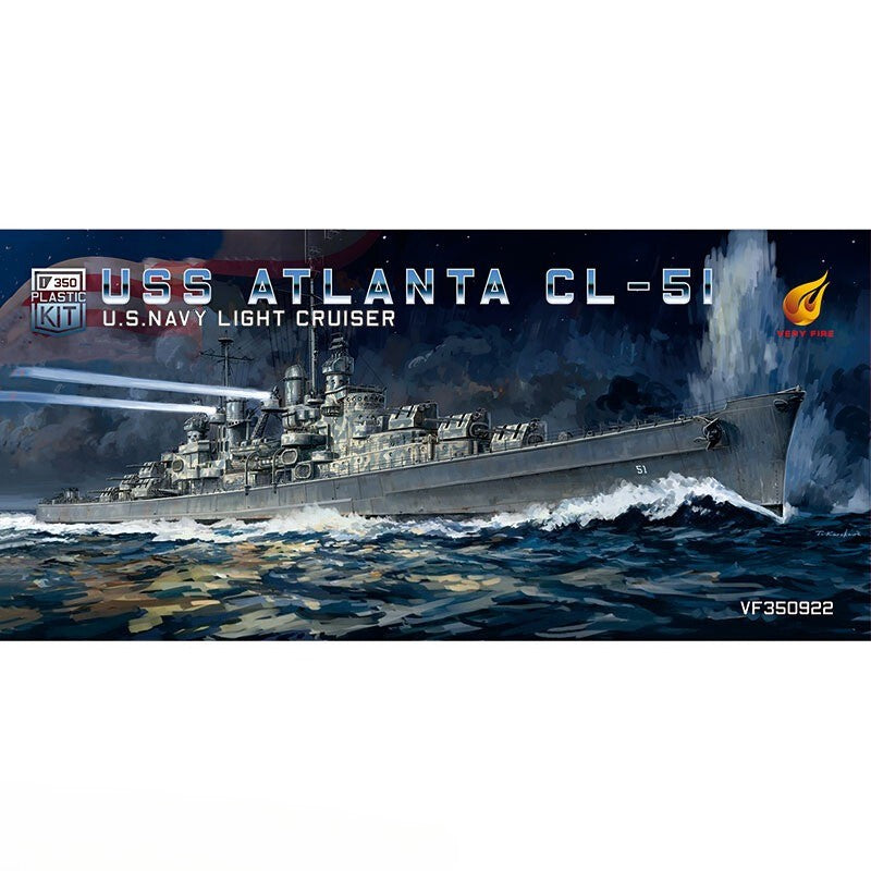 VERYFIRE VF350922 1/350 United States Light Cruiser Uss Atlanta CL-5I Model Kit Main image