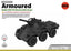 SSMODEL 1/56 Saladin VASD UK mobile AA-gun tank resin model kit TSS0560475