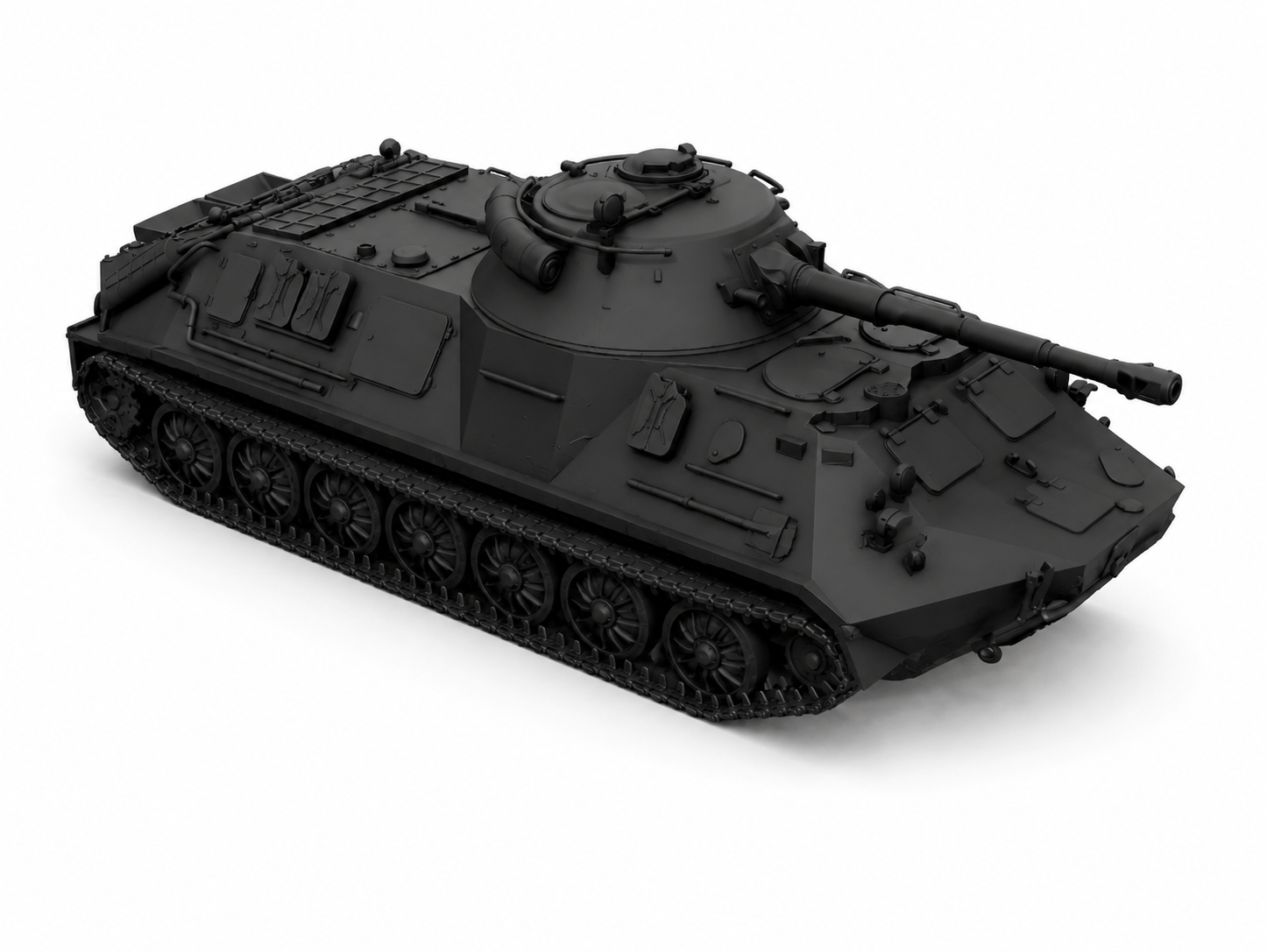 SSMODEL 1/160 PT-60/76 Soviet Cold War Light Tank Resin Model Kit TSS1600394 Secondary image