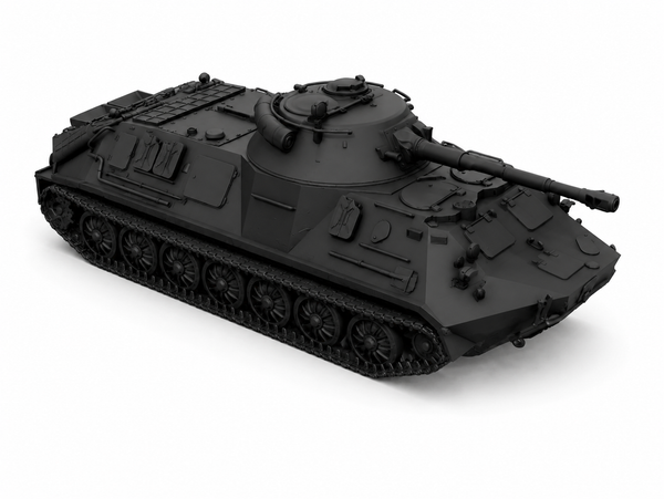 SSMODEL 1/160 PT-60/76 Soviet Cold War Light Tank Resin Model Kit TSS1600394