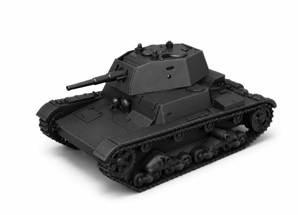 SSMODEL 1/76 T-26E v2 Soviet light tank Resin Model Kit TSS0760066