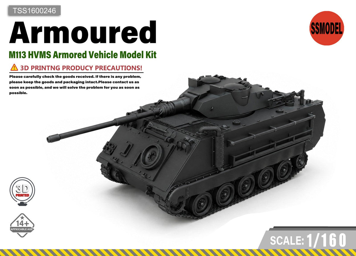 SSMODEL 1/160 M113 60mm HVMS IDF APC Tank Resin MODEL KIT TSS1600246 Main image