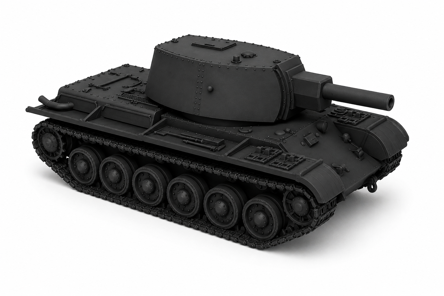 SSMODEL 1/76 T-102Z Soviet fictional heavy tank resin model kit TSS0760493 — detail view 2