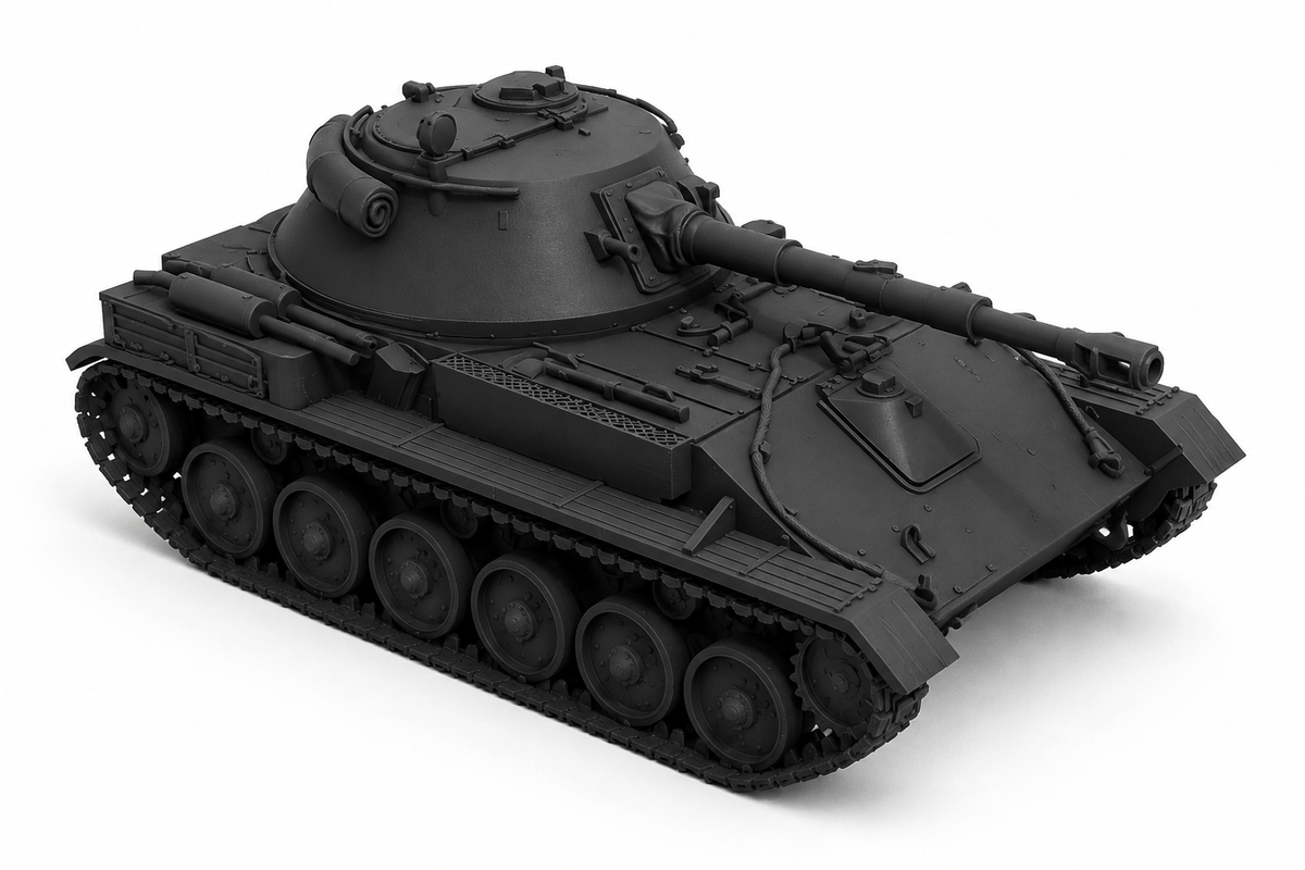 SSMODEL 1/100 T-76 Fictional Light AFV Armored Vehicle Mini Scale Kit TSS1000474 Main image