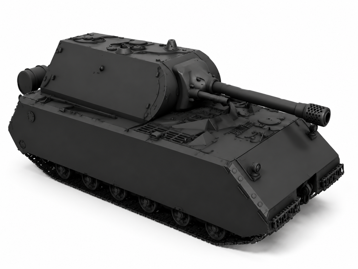 SSMODEL 1/87 Maus Tank Resin Model Kit TSS0870350 — detail view 2