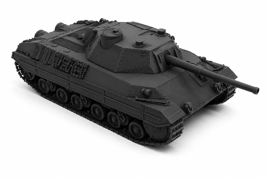 SSMODEL 1/56 CarroArmato Pesante P43ter Italian tank resin model kit TSS0560482