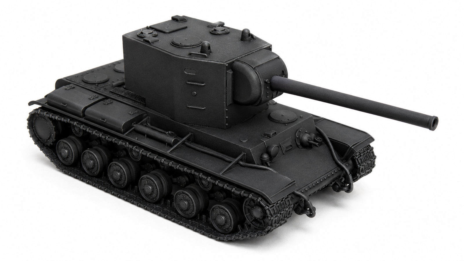 SSMODEL 1/76 KV-2 ZiS-6 Soviet experimental tank resin model kit TSS0760138 Secondary image