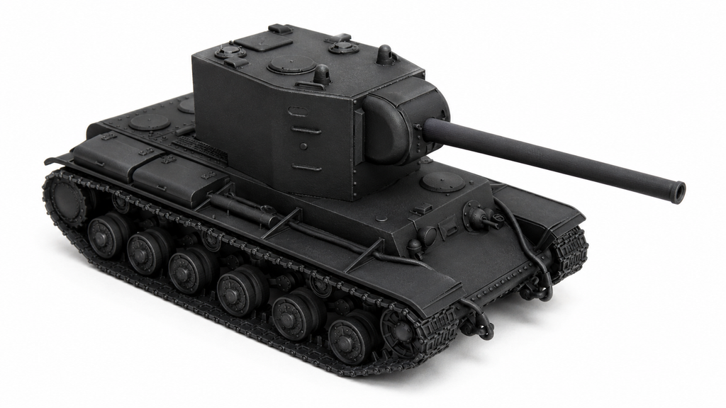SSMODEL 1/76 KV-2 ZiS-6 Soviet experimental tank resin model kit TSS0760138