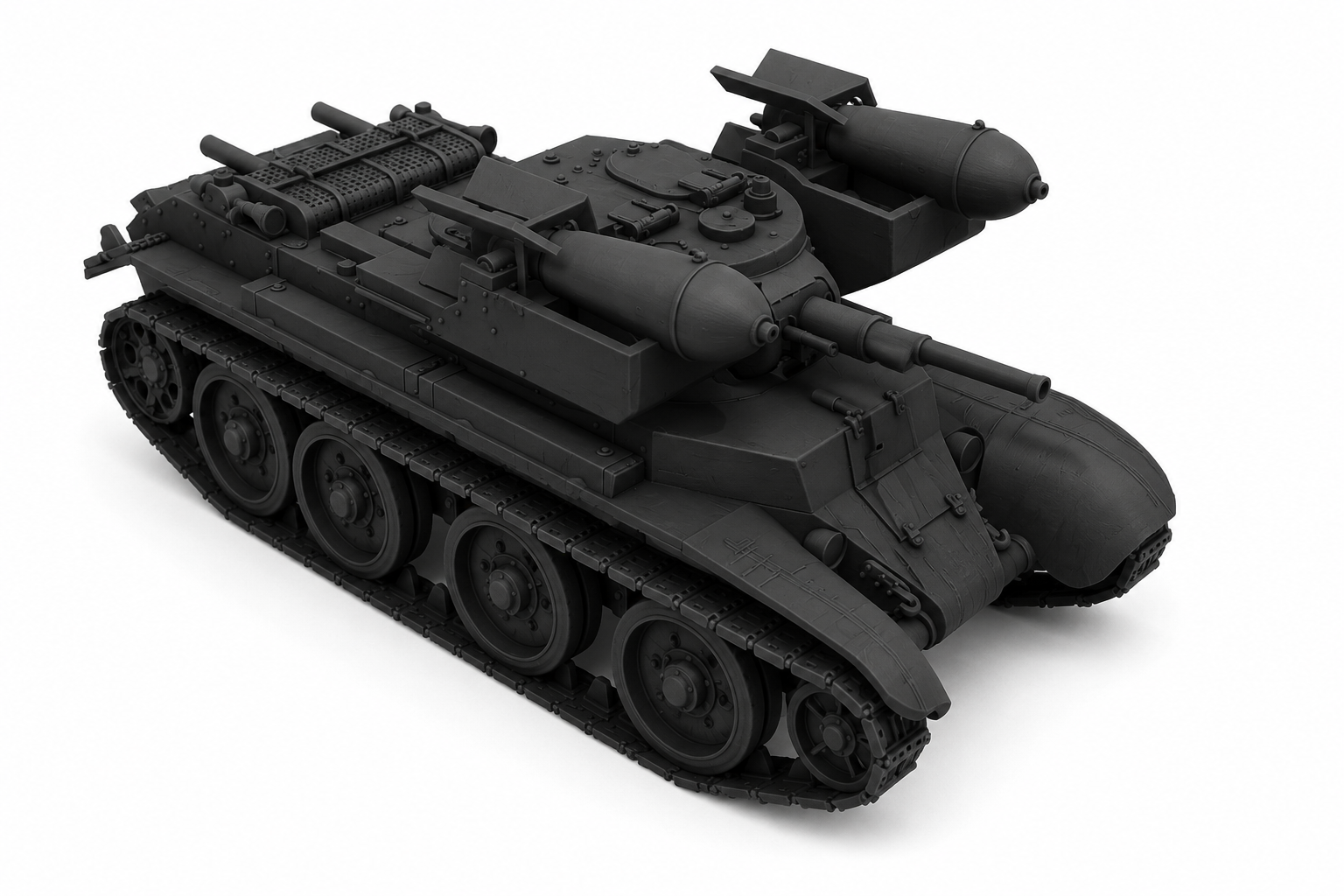 SSMODEL 1/76 RBT-7 Soviet fictional tank resin model kit TSS0760524 Secondary image