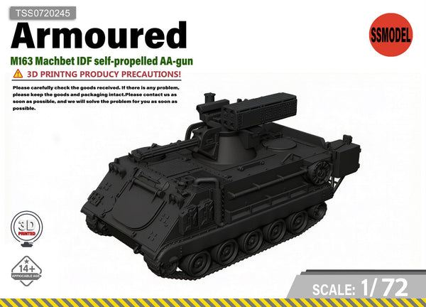 SSMODEL1/72 M163 Machbet Vehicle Tank Resin MODEL KIT TSS0720245
