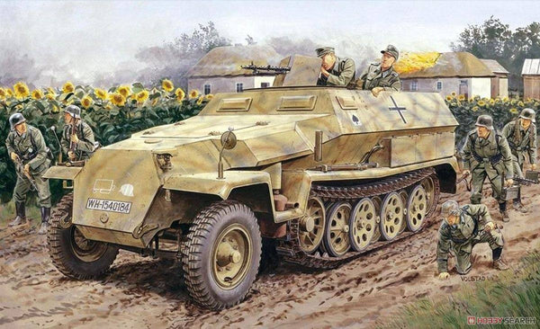 DRAGON 6187 Sd.Kfz.251 Ausf.C Half-track (Welded Hull Version)