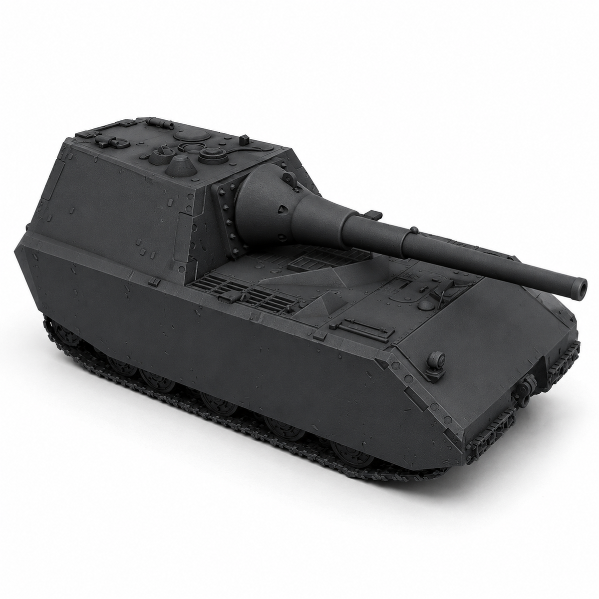SSMODEL 1/160 Jagdpanzer Maus tank Resin MODEL KIT TSS1600507 — detail view 2