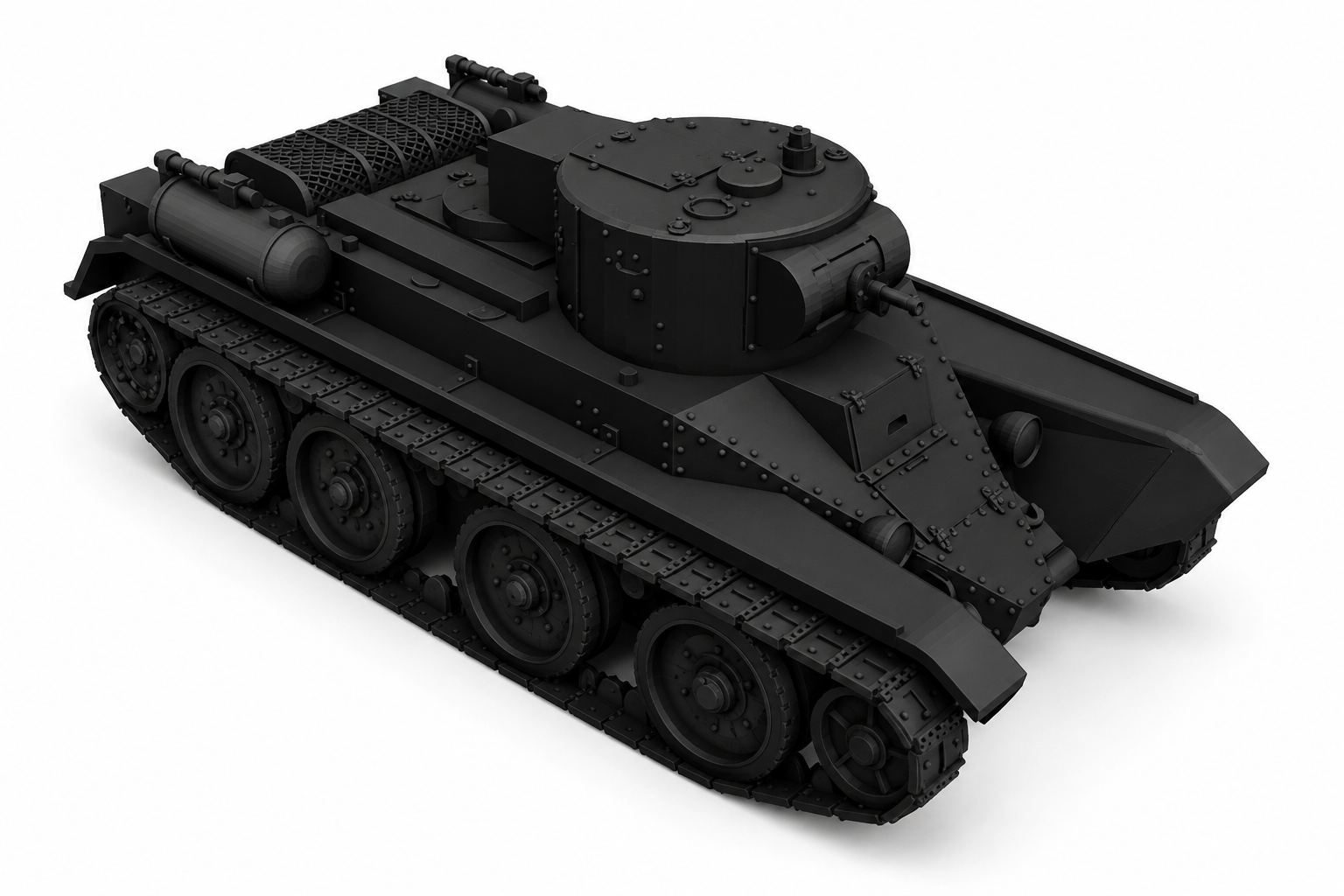SSMODEL 1/76 KhBT-5 Tank Resin Model Kit TSS0760574 Secondary image