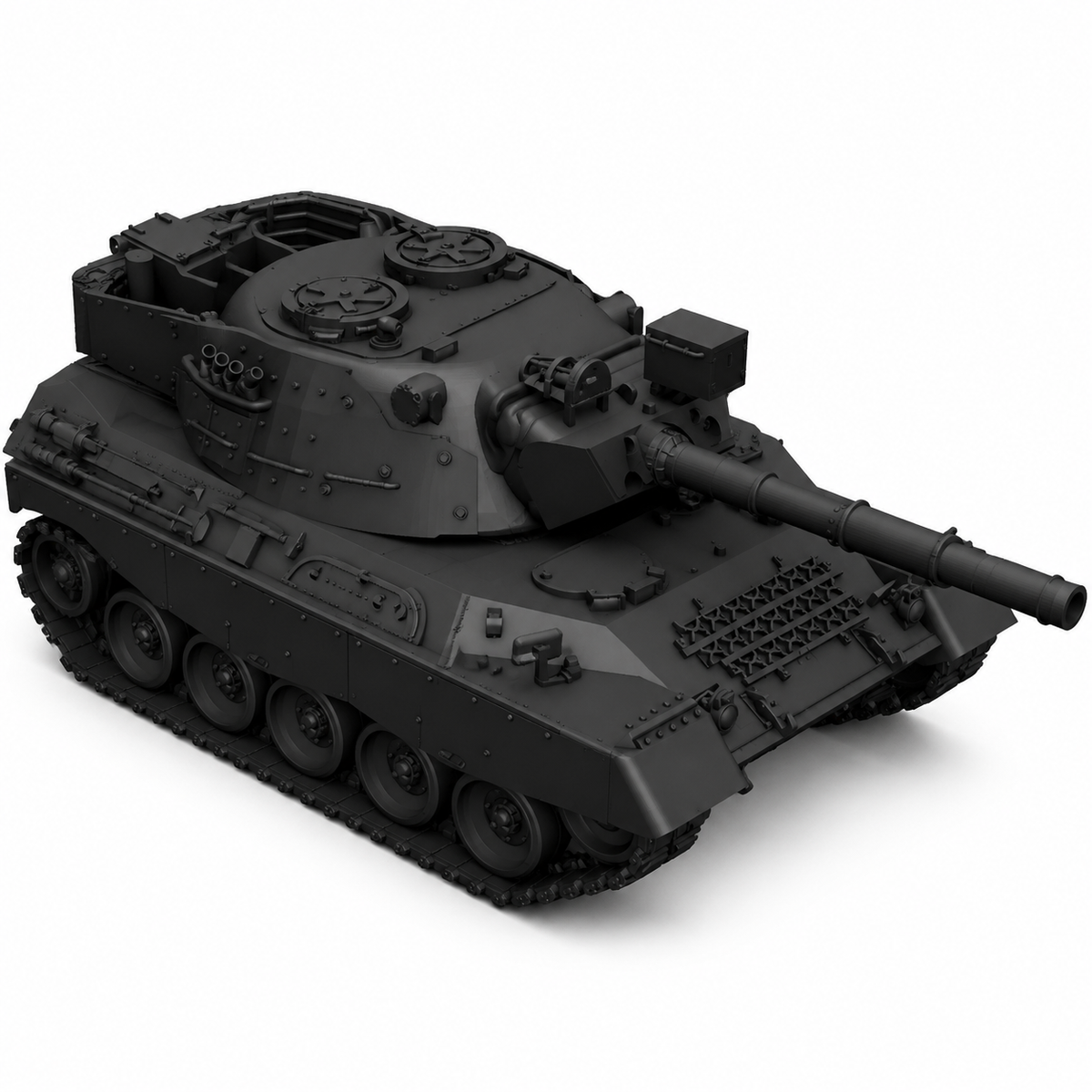 SSMODEL 1/160 Leopard A1A1 German coldwar MBT Resin Model Kit TSS1600543 — detail view 2