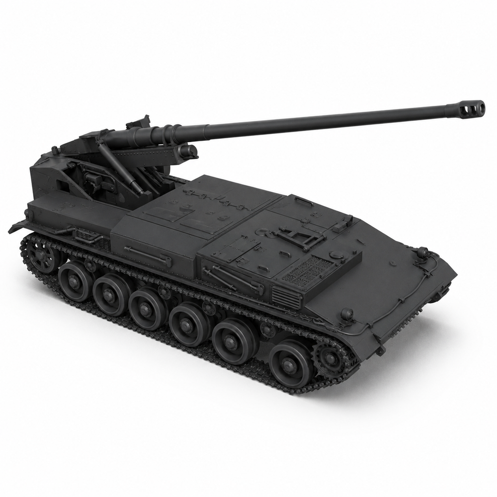 SSMODEL 1/144 VK 2.05 Hyazinthe 2S5 Giatsint-S German Resin Model Kit TSS1440423
